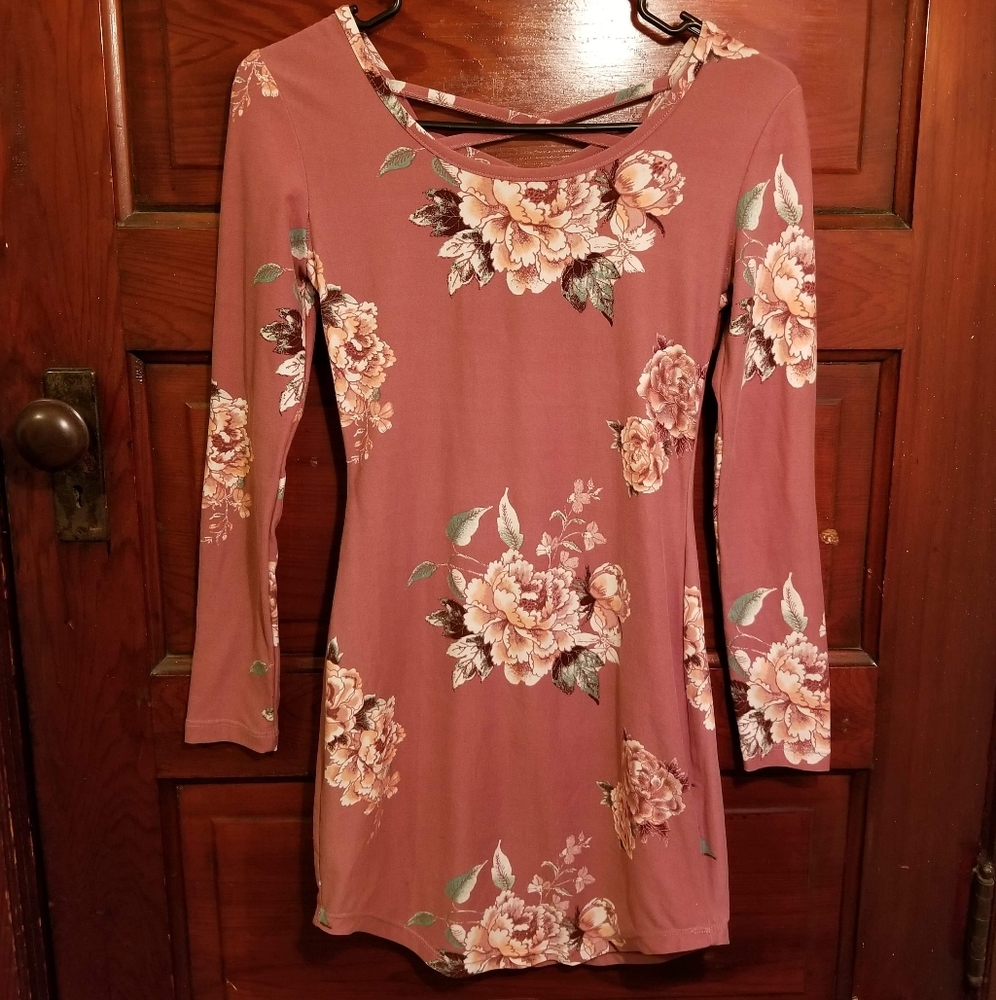Pink Floral Dress